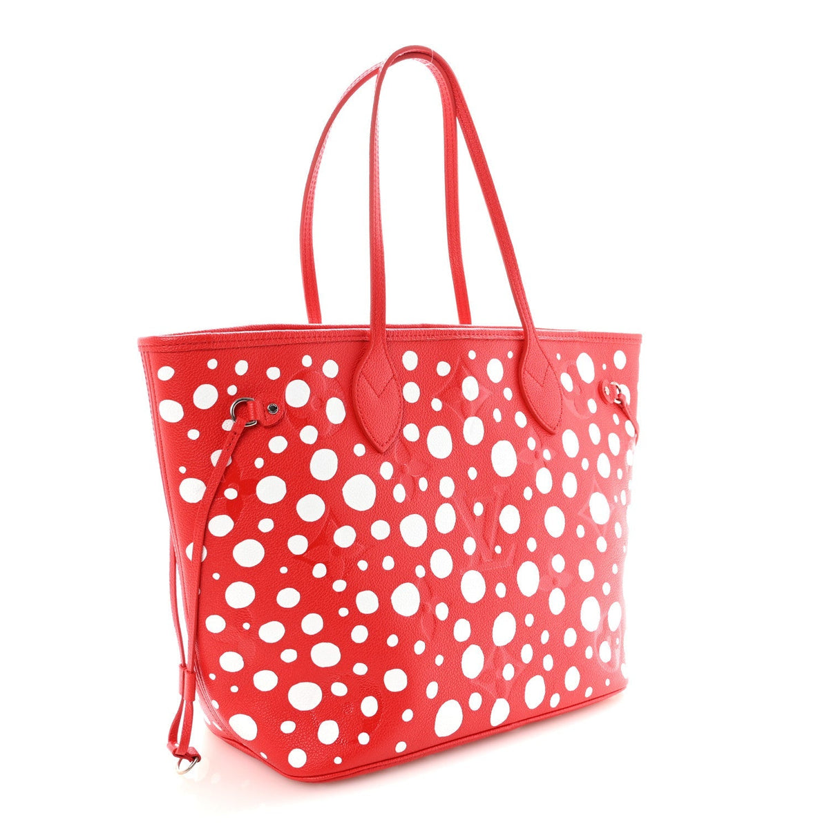 LV X YK Empreinte Infinity Dots Neverfull MM Rouge White