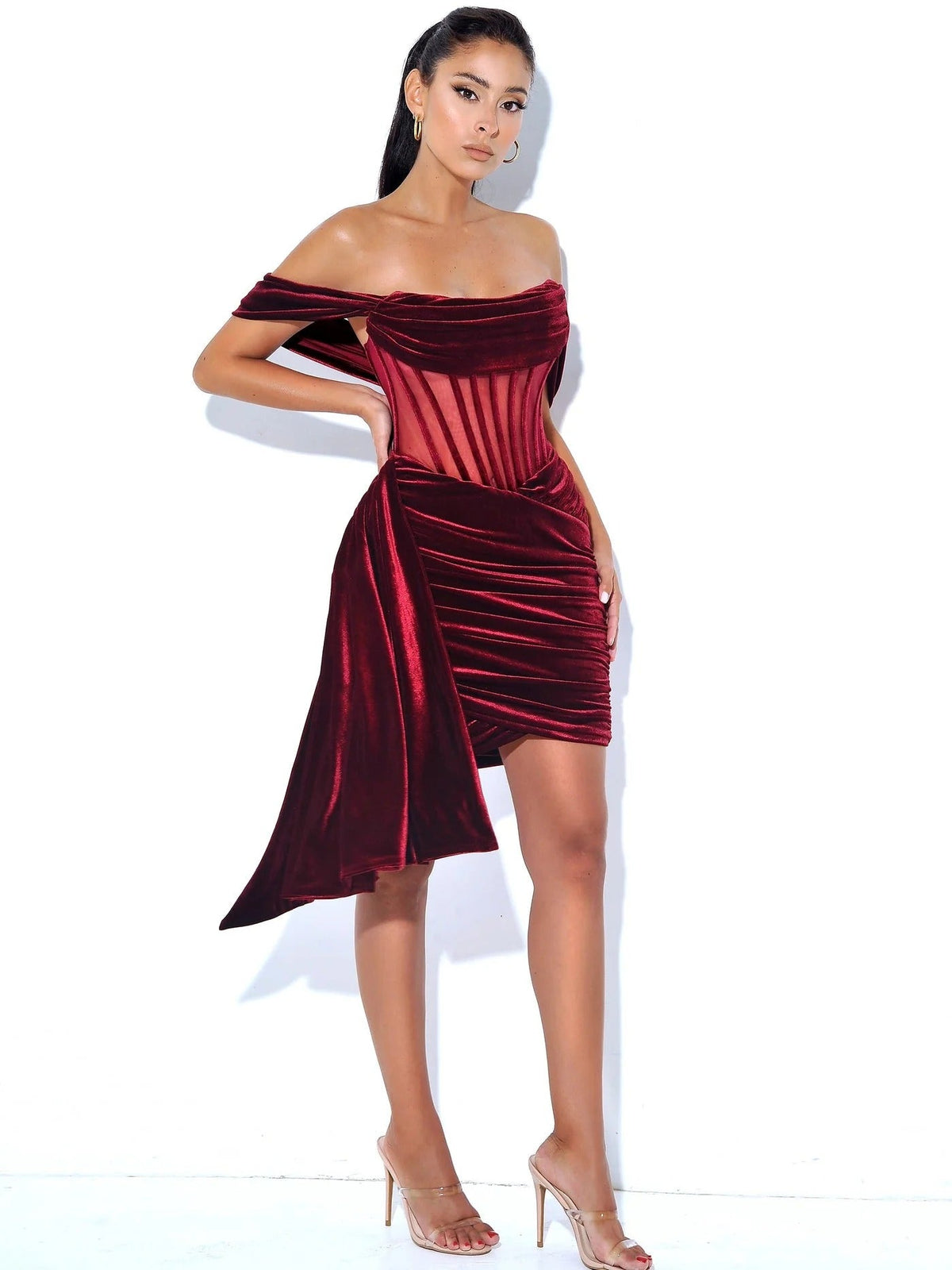 Mary Mini Dress In Red