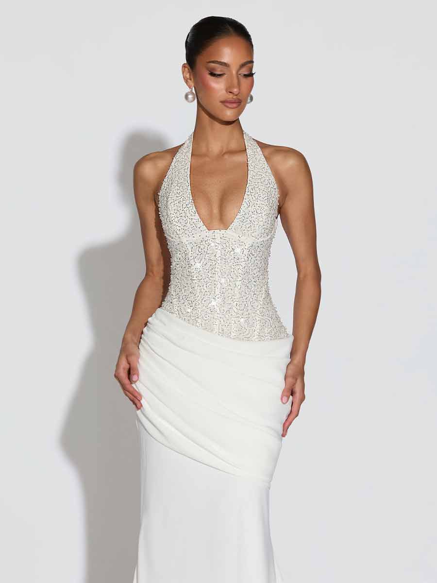 Xandra U-neck Maxi Dress