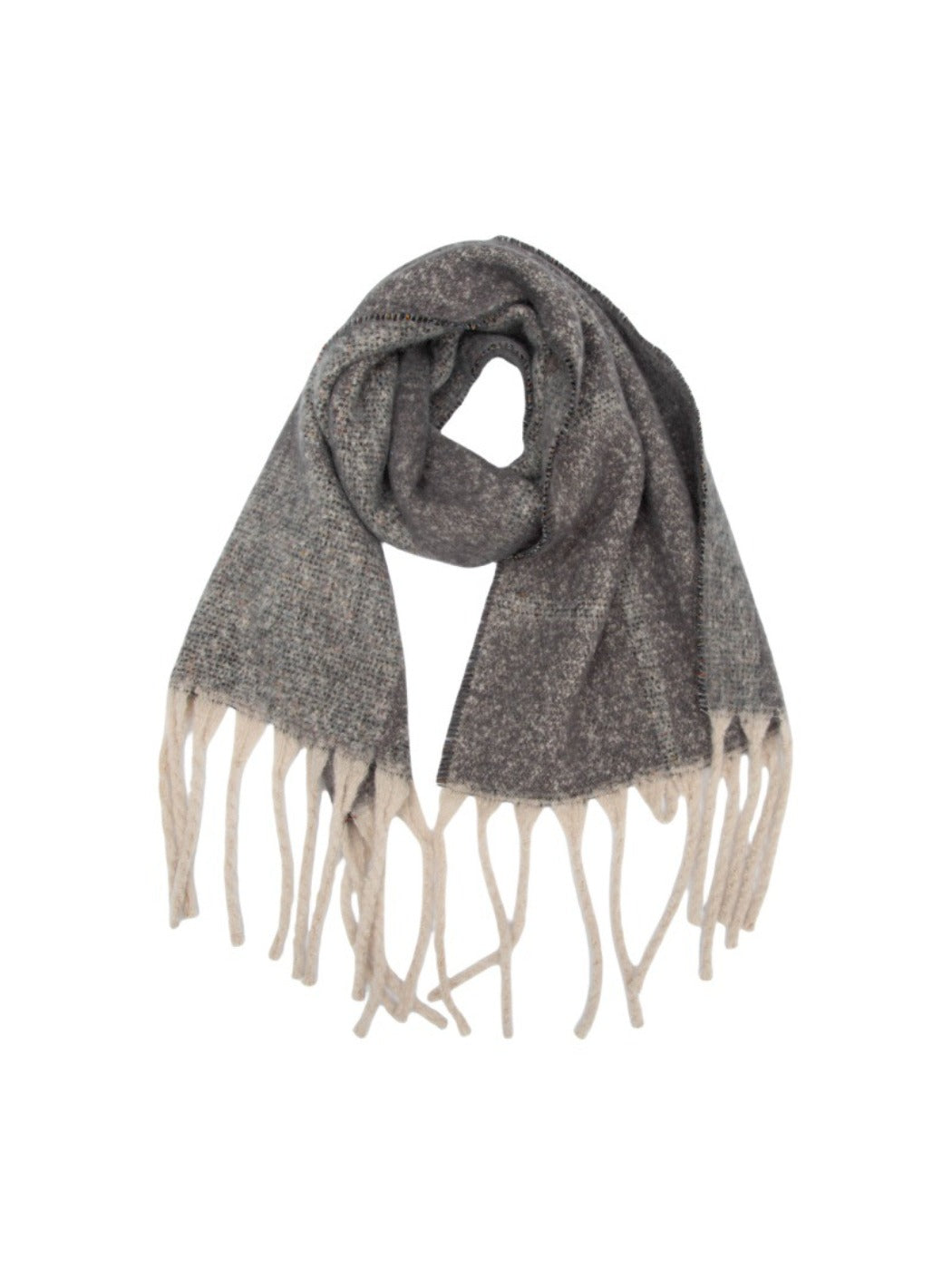 Scarvii - Winter Tassel Plaid Jacquard Scarf