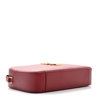 Grain De Poudre Medium Classic Monogram Camera Bag Oxblood