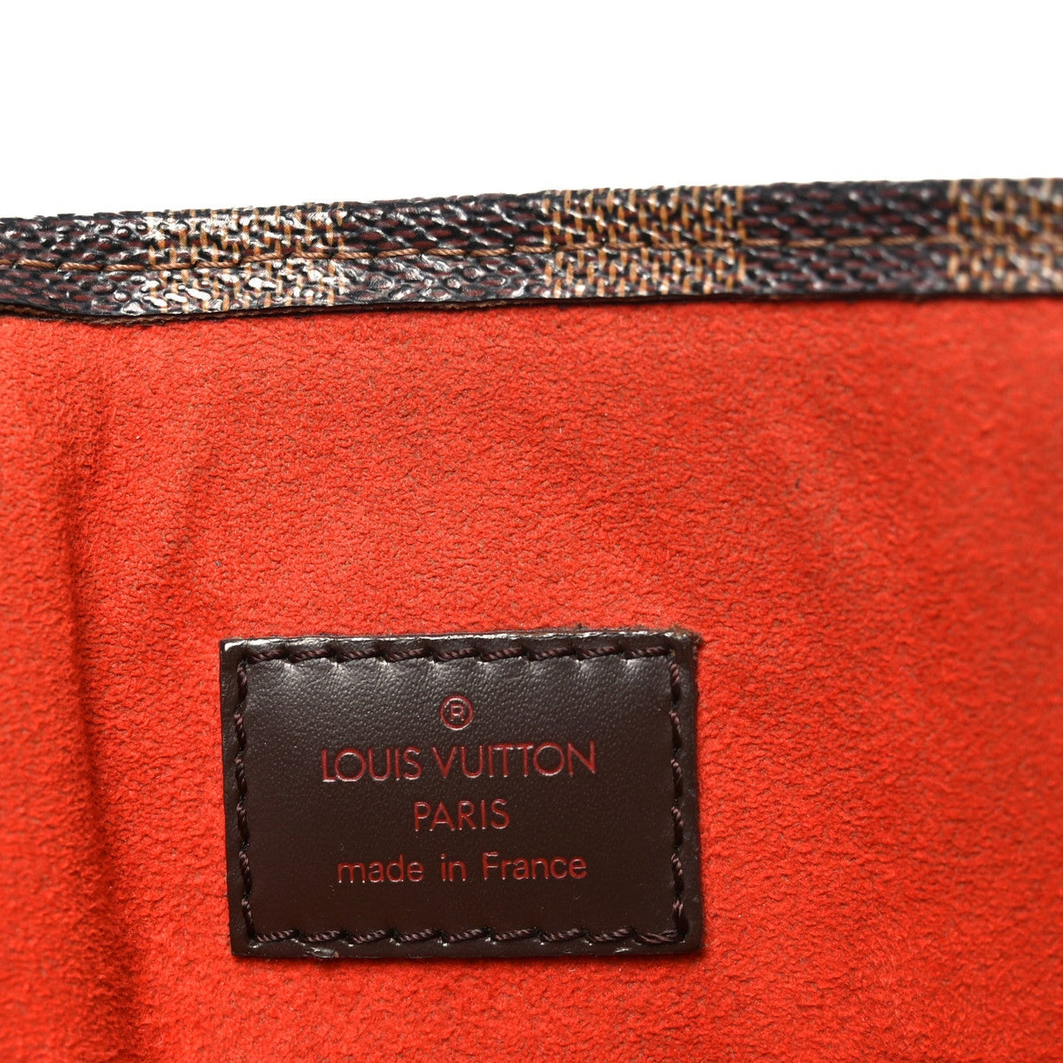 Damier Ebene Sac Plat