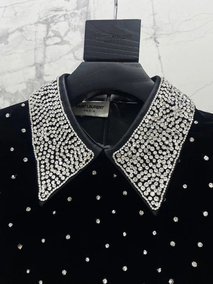 YSL 25S DRESS WITH BEADED DETAILS STYLE 61