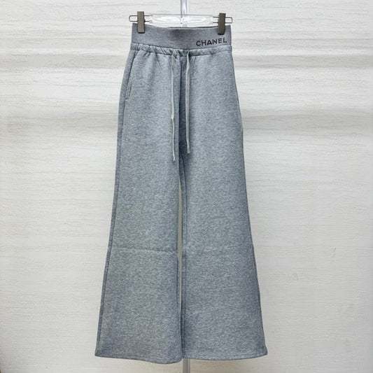 Chanel 2026 Rhinestone Waistband Casual Pant Cotton 356983