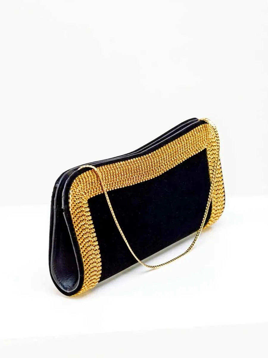 Gia Diamond Trimmed Handbag