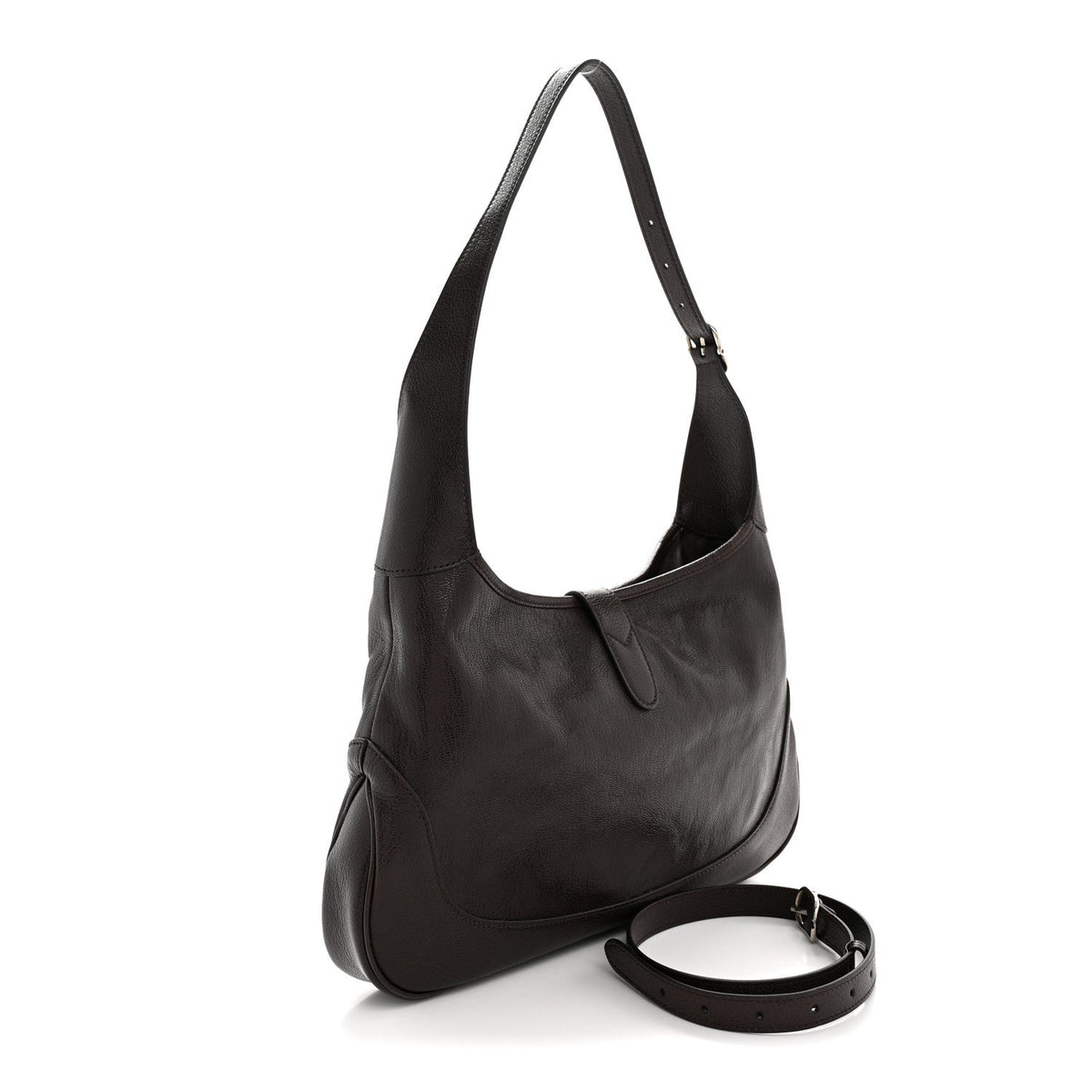 Goatskin Medium Jackie 1961 Hobo Dark Brown