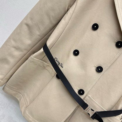 CD 26s Trench Coat Natural Beige Cotton 349777