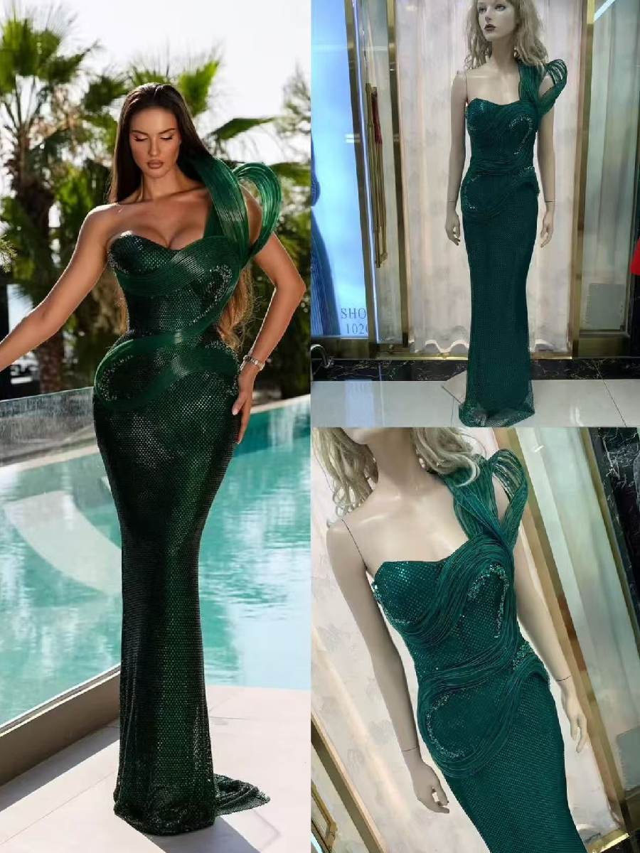 Noelle Maxi Dress In Green