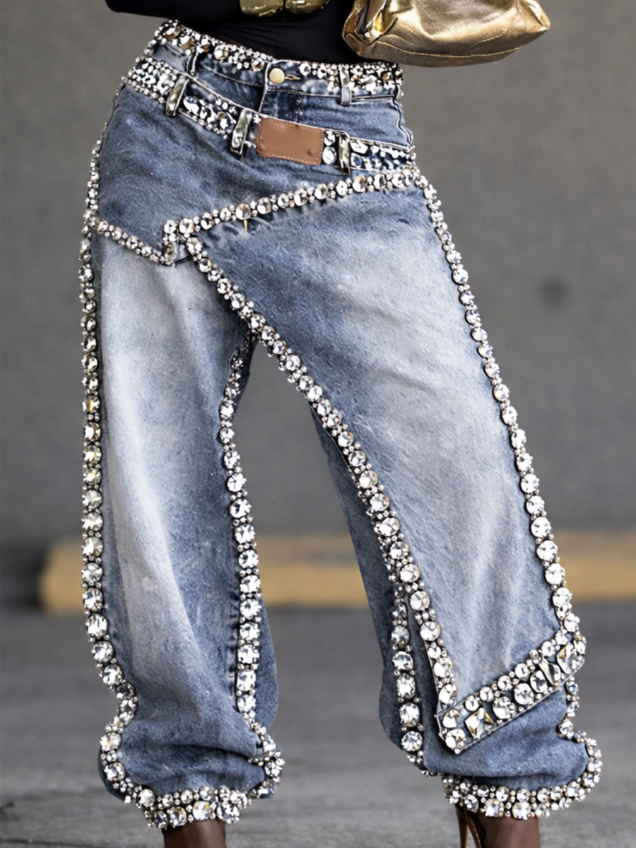 Emery Rhinestone Jeans