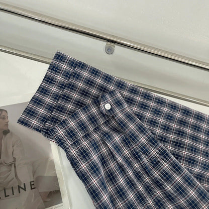 MIU SET PREPPY CHECKED BLAZER 265846