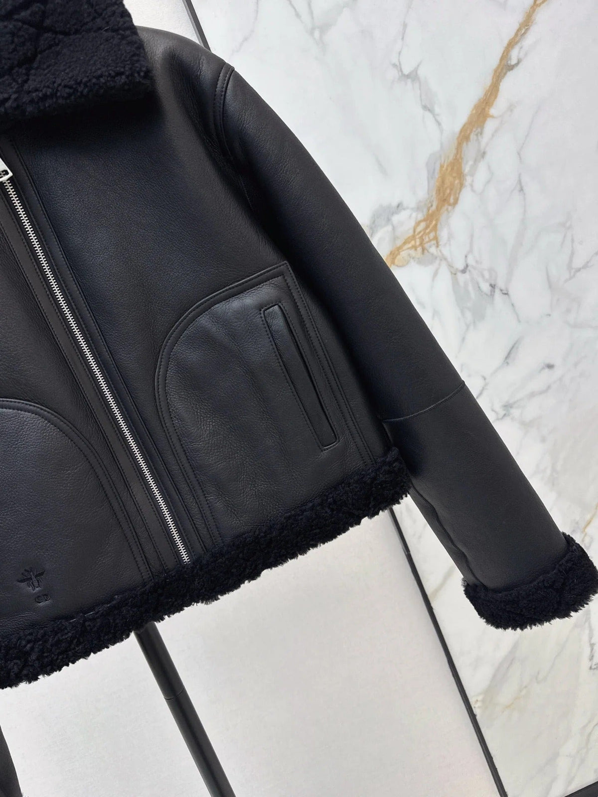 DIOR 25S SHERPA-COLLAR JACKET 542