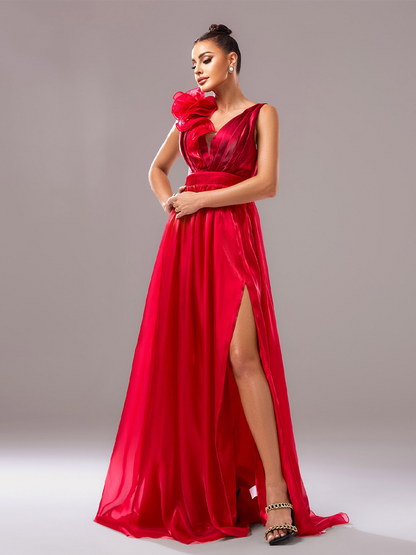 Ivy Maxi Dress In Red