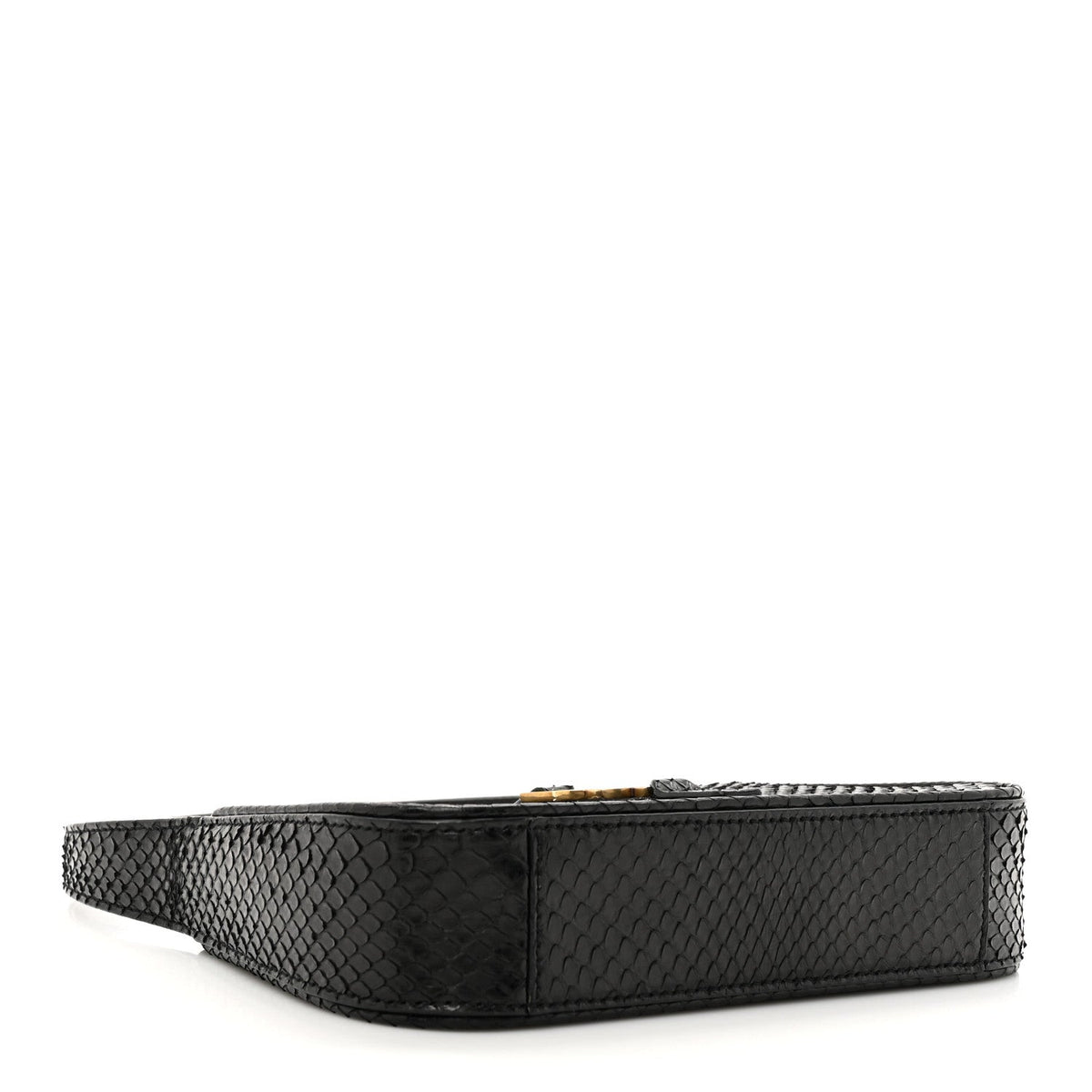 Snakeskin Le 5 A 7 Mini Hobo Black