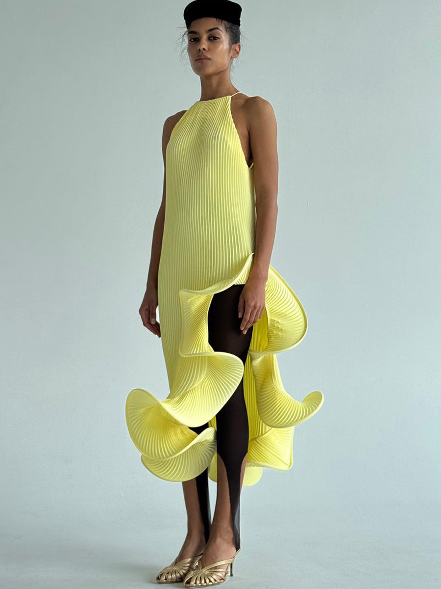 Antonella Ruffled Midi Dress