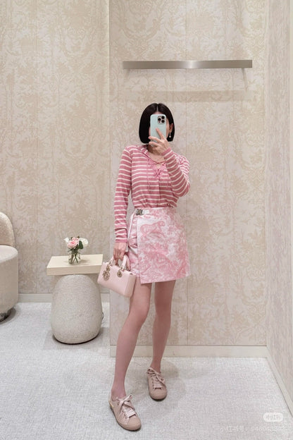 CD 25 Striped Long Sleeve Shirt Cotton