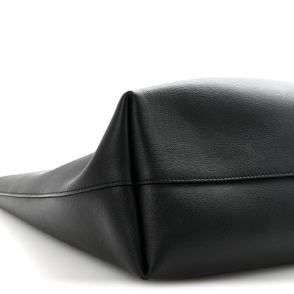 Calfskin Large Shopping Tote Black