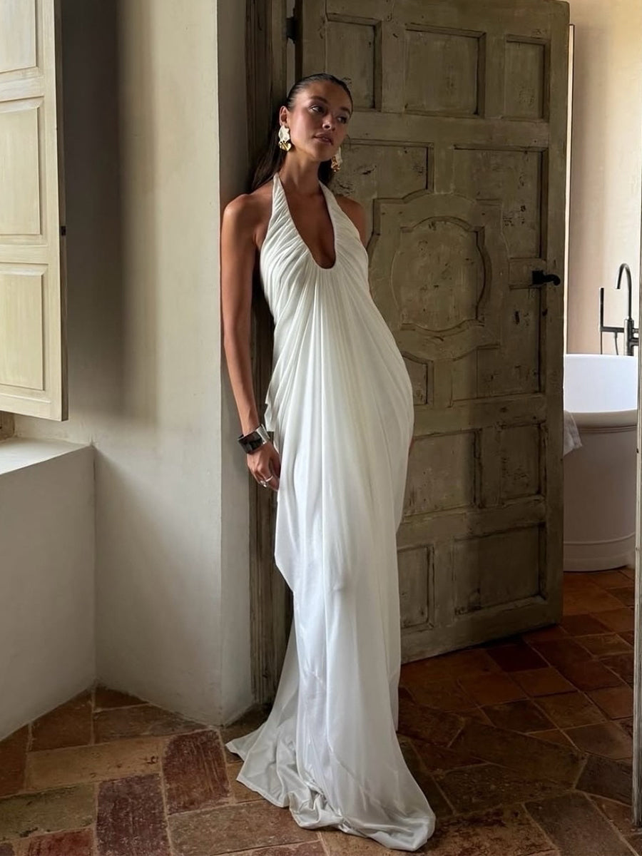 Brynlee Crep Maxi Dress