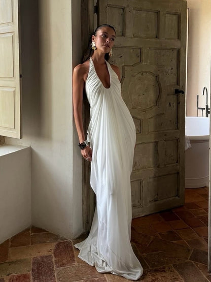Brynlee Crep Maxi Dress