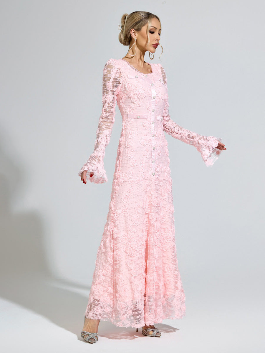Phoebe Pink Mermaid Formal Dress
