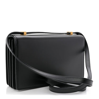 Calfskin Monogram Small Dylan Shoulder Bag Black