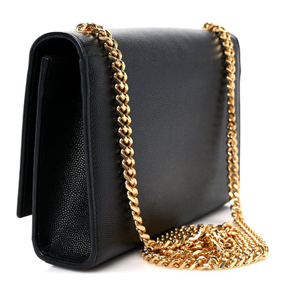 Grain De Poudre Small Monogram Kate Satchel Black