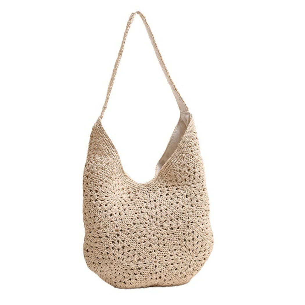 Cosbai - Boho Crochet Tote Bag - Large &amp; Classic