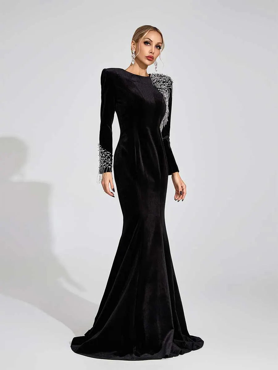 Azalea Beaded Maxi Dress