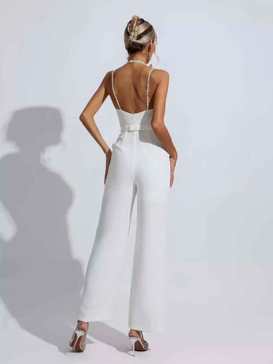 Cecilia Sequin Embellished Jumpsuit