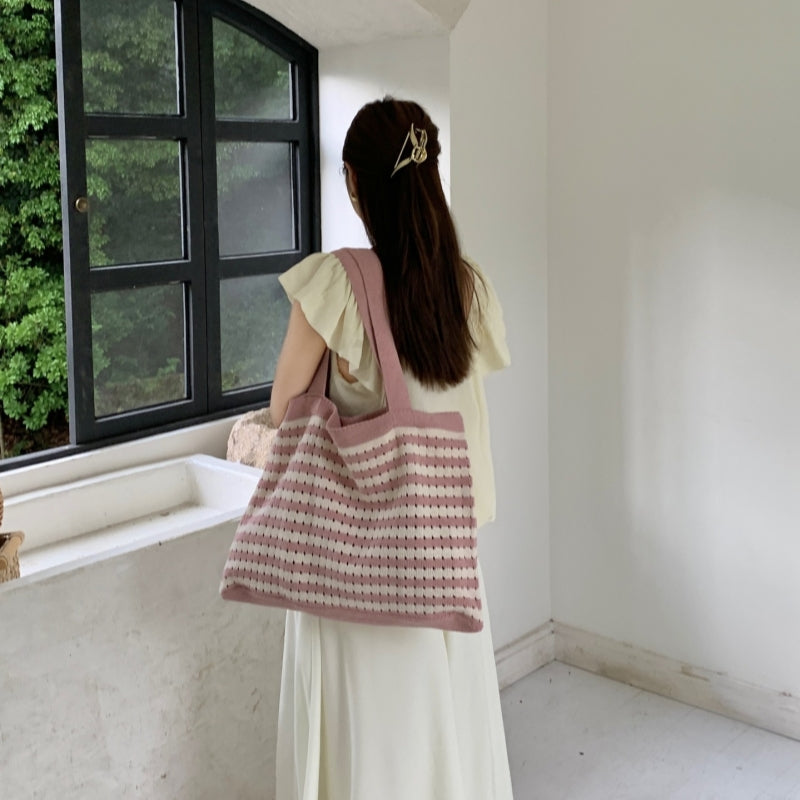 Crochet Tote Bag Large Handbag