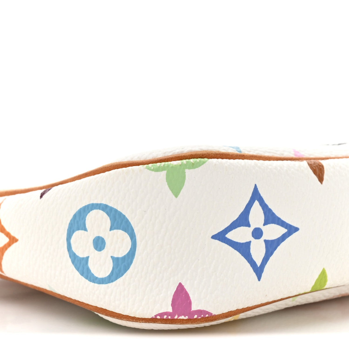 Monogram Multicolor Pochette Accessories White