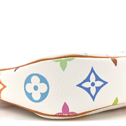 Monogram Multicolor Pochette Accessories White