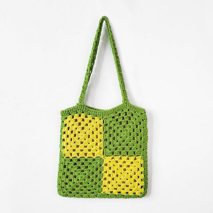 Crochet Granny Square Bag Square Hand Hook Bag