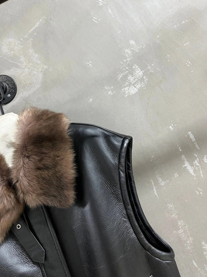 YSL 25S LEATHER VEST STYLE 144