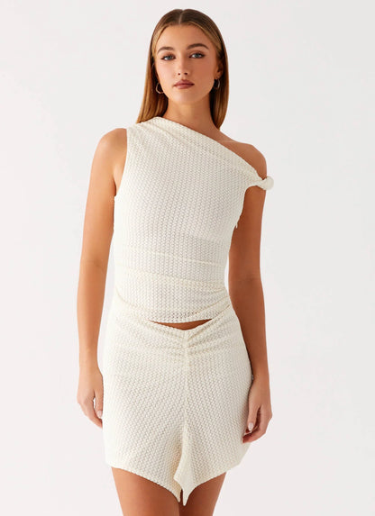 Alina Mini Dress - Ivory