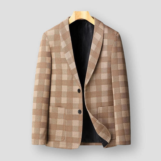 Saint Morris Lamar Plaid Blazer