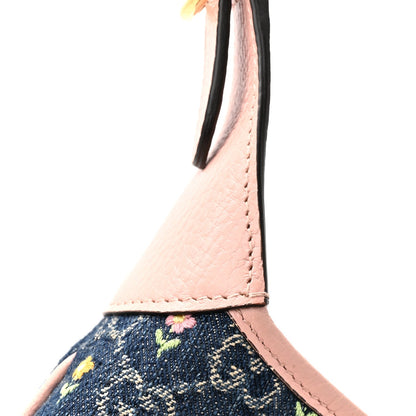 New Denim GG Monogram Calfskin Love Parade Small Jackie 1961 Hobo Light Pink
