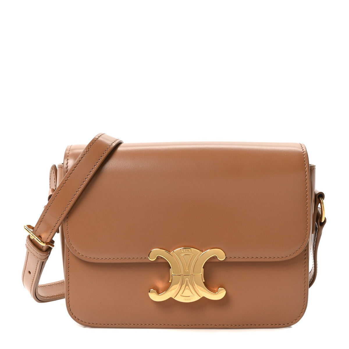 Shiny Calfskin Teen Triomphe Bronze