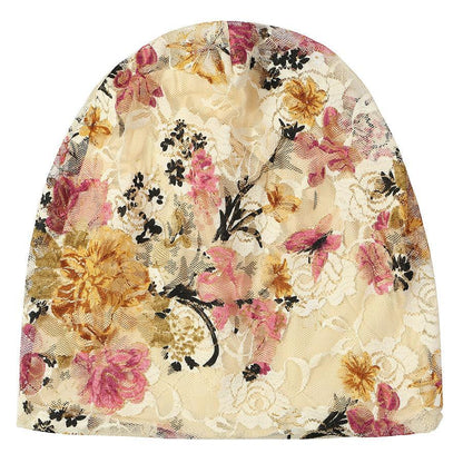Boho Lace Floral Double-Layer Casual Outdoor Hat