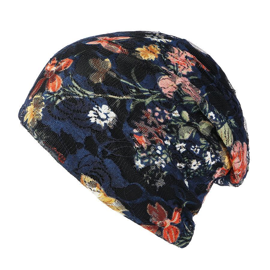 Boho Lace Floral Double-Layer Casual Outdoor Hat