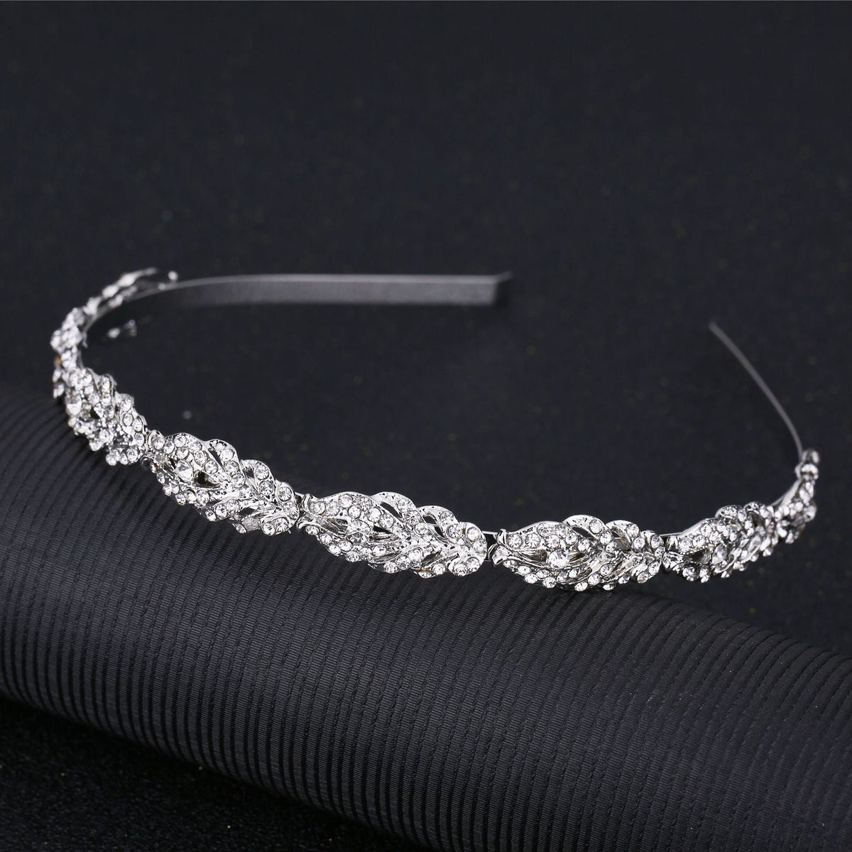 Trendy Rhinestone Crown Headband Fashion Accessories
