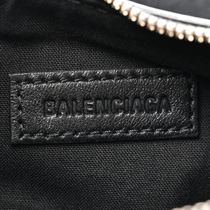 Agneau Arena Lunar New Year Graffiti Logo Le Cagole Shoulder Bag XS Black