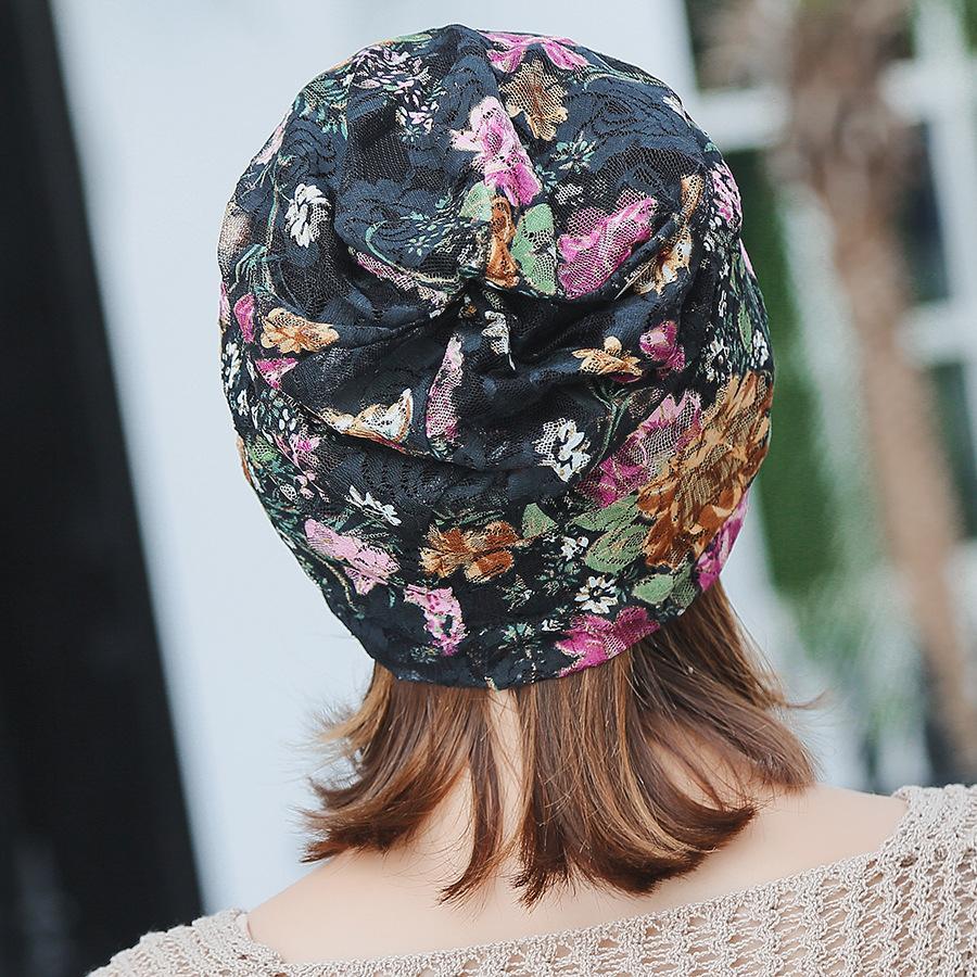 Boho Lace Floral Double-Layer Casual Outdoor Hat