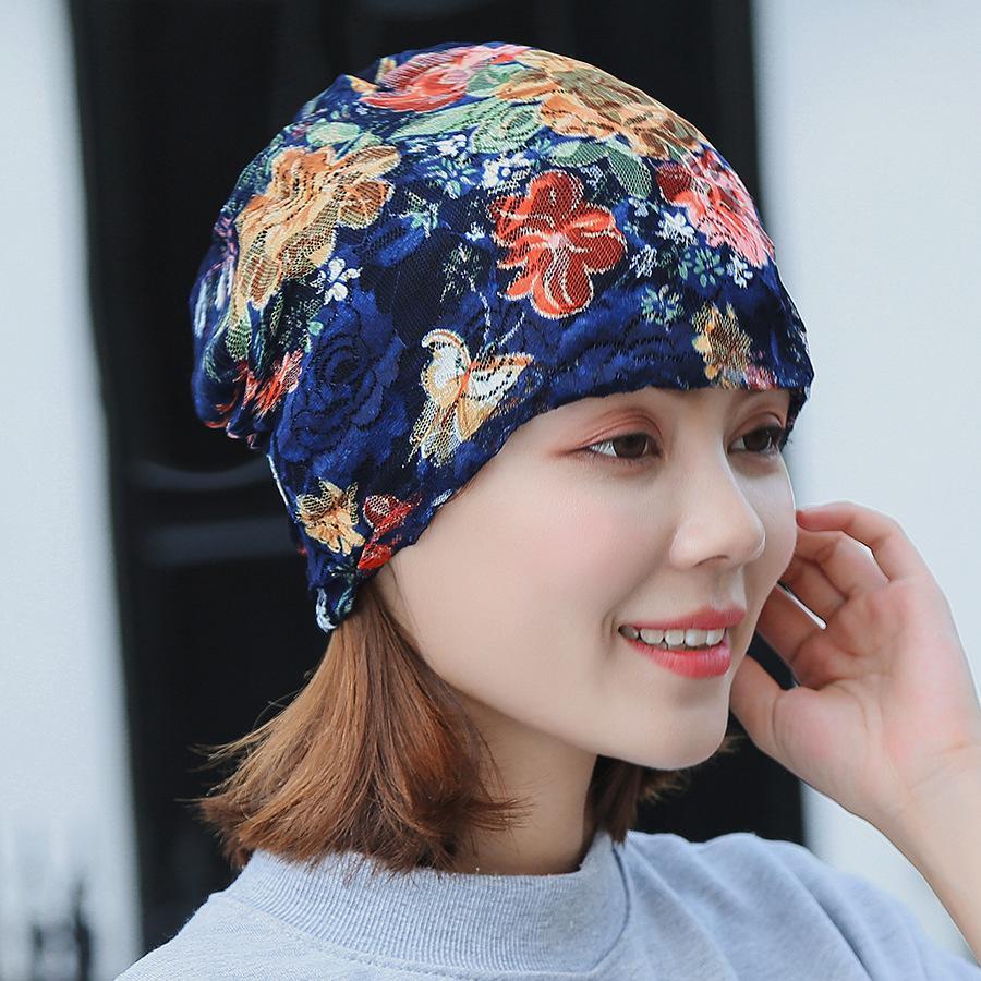 Boho Lace Floral Double-Layer Casual Outdoor Hat
