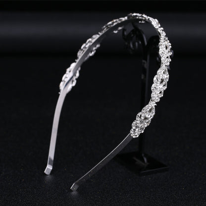 Trendy Rhinestone Crown Headband Fashion Accessories