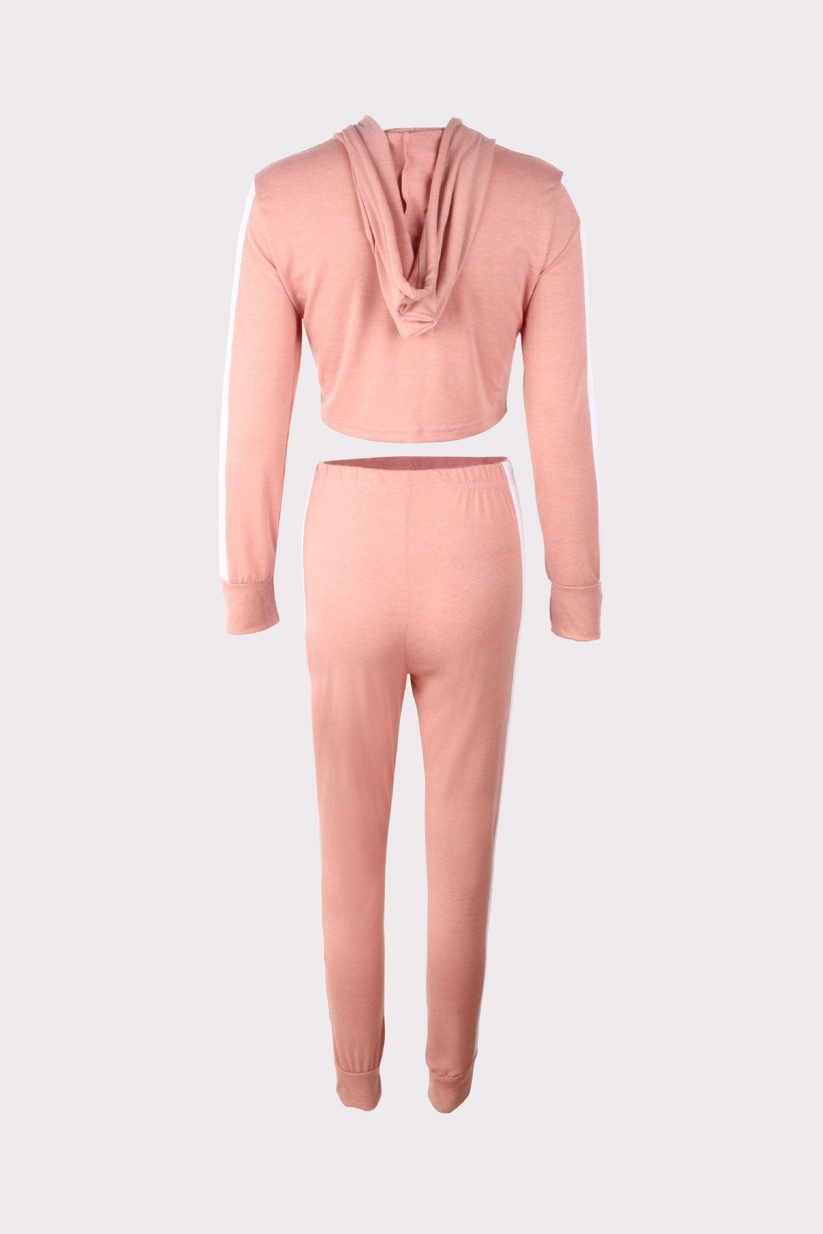 Autumn And Winter New Contrast Color Leisure Sports Suit Women'S Clothing