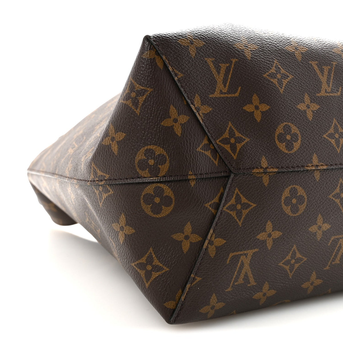 Monogram Flower Hobo Black