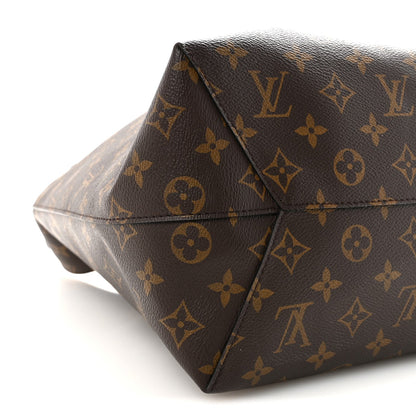 Monogram Flower Hobo Black