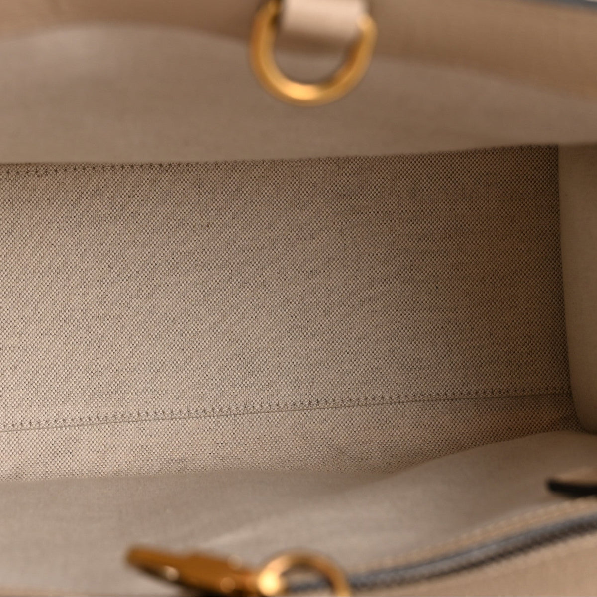GG Supreme Monogram Textured Dollar Calfskin Small Retro Interlocking G Tote Bag Beige Mystic White Oatmeal
