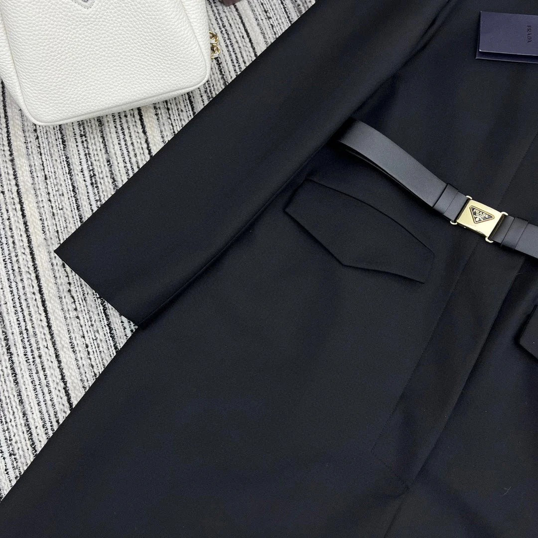 PRADA 25S LONGLINE BLAZER 348