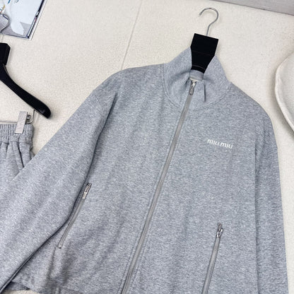 Miumiu 2026 Set Gray Cotton Polyester